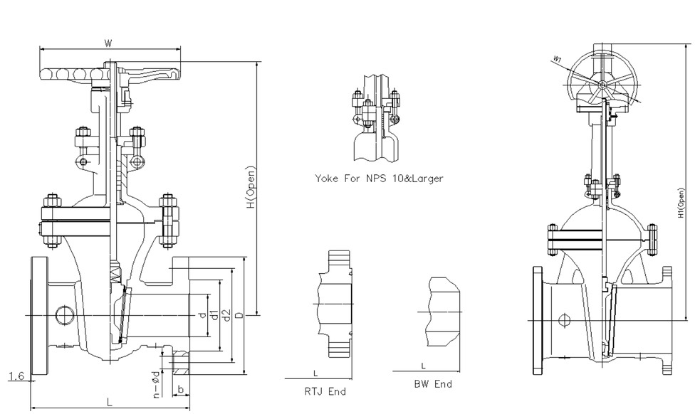 EURA art 300 ANSI gate valves